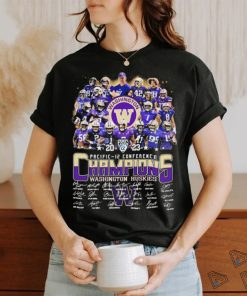 2023 Pacific 12 Conference Champions Washington Huskies Football Team Shirt