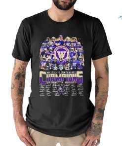 2023 Pacific 12 Conference Champions Washington Huskies Football Team Shirt
