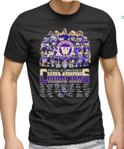 2023 Pacific 12 Conference Champions Washington Huskies Football Team Shirt
