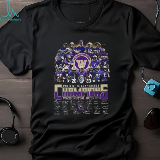 2023 Pacific 12 Conference Champions Washington Huskies T Shirt