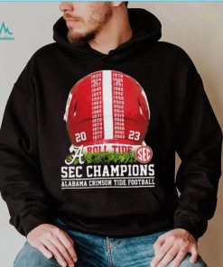 2023 SEC Champions Alabama Crimson Tide Helmet Time Shirt