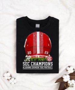 2023 Sec Champions Alabama Crimson Tide Helmet Time Shrit