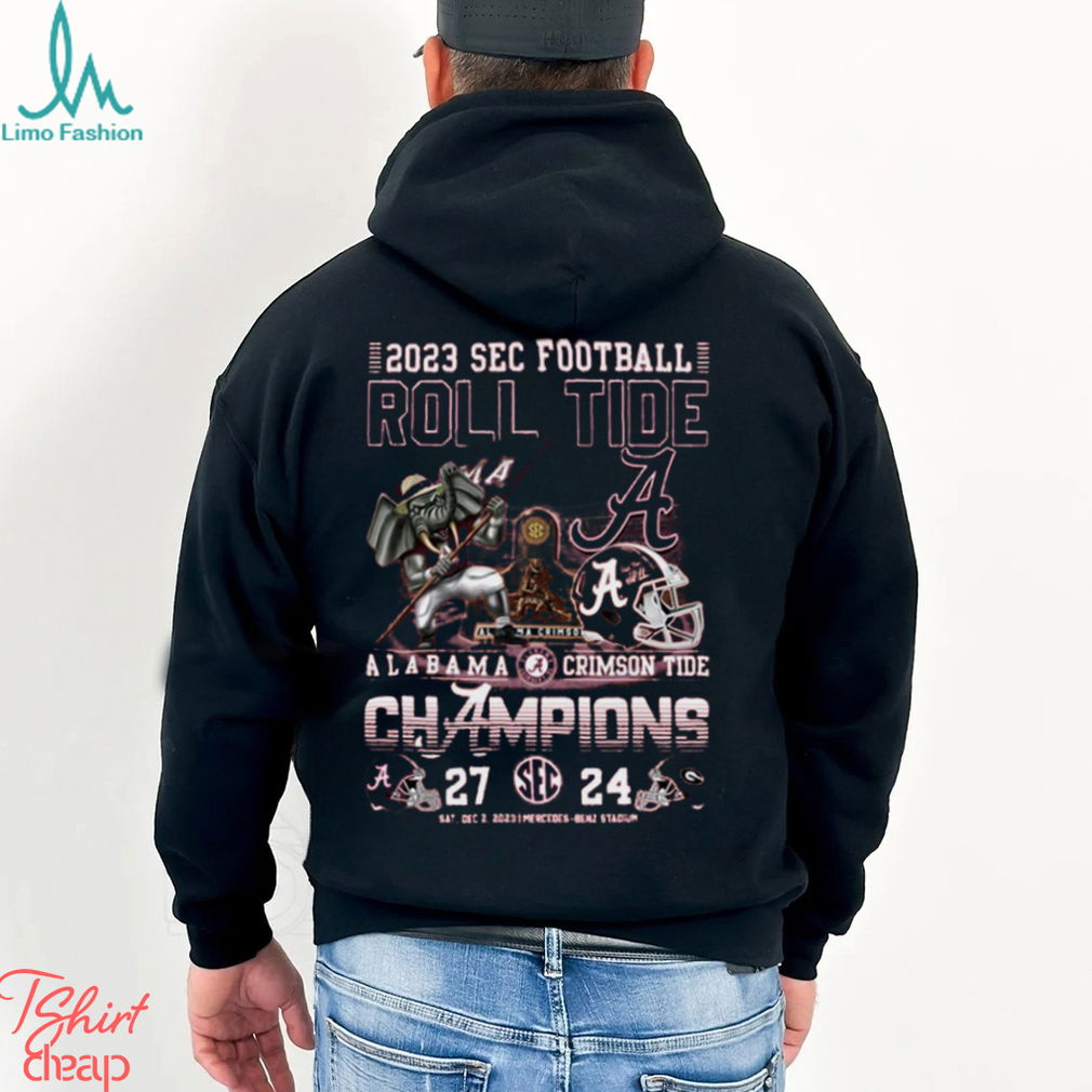 2023 Sec Football Champions Alabama Crimson Tide 27 – 24 Georgia Bulldogs Sat, Dec 2, 2023 Mercedes Benz Stadium T Shirt 2023 Sec Football Champions Alabama Crimson Tide 27 – 24 Georgia Bulldogs Sat, Dec 2, 2023 Mercedes Benz Stadium T Shirt