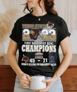2023 Servpro First Responder Bowl Texas State Bobcats Champions 45 21 Shirt