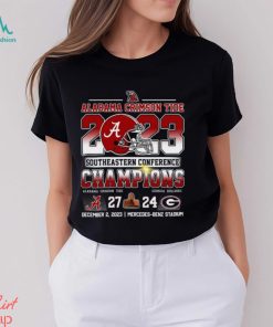 2023 Southeastern Conference Champions Alabama Crimson Tide 27 – 24 Georgia Bulldogs December  Mercedes Benz Stadium T Shirt