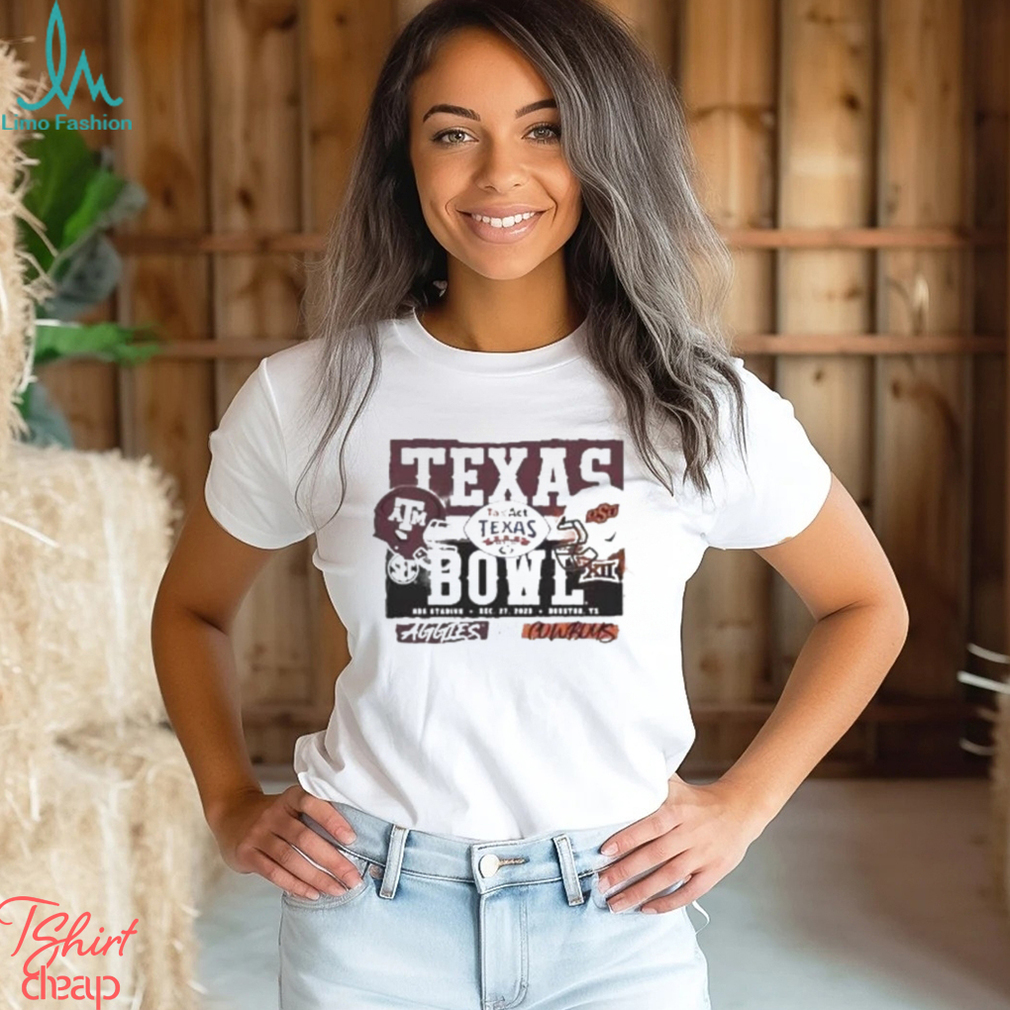 2023 Tax Act Texas Bowl Texas AM Aggies vs Oklahoma State Cowboys Helmet Classic T Shirt 2023 Tax Act Texas Bowl Texas AM Aggies vs Oklahoma State Cowboys Helmet Classic T Shirt