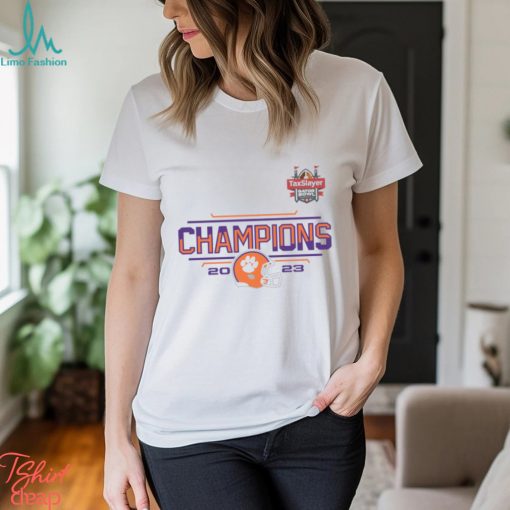 2023 TaxSlayer Gator Bowl Champions Clemson Tigers Football Shirt