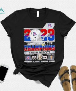 2023 Territorial Cup Champions Arizona Wildcats 59 23 shirt, hoodie, sweater, long sleeve and tank top 2023 Territorial Cup Champions Arizona Wildcats 59 23 shirt