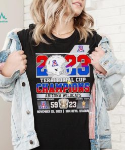 2023 Territorial Cup Champions Arizona Wildcats 59 23 shirt, hoodie, sweater, long sleeve and tank top 2023 Territorial Cup Champions Arizona Wildcats 59 23 shirt