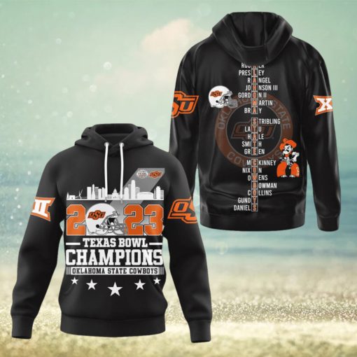 2023 Texas Bowl Champions Oklahoma State Cowboys Hoodie T Shirt