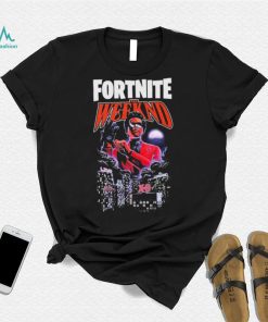 2023 The Weeknd X Fortnite drawing XO t shirt