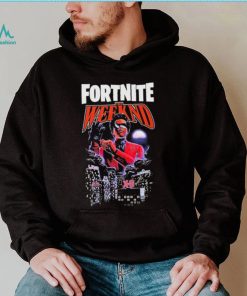 2023 The Weeknd X Fortnite drawing XO t shirt