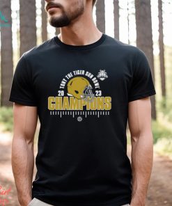 2023 Tony the Tiger Sun Bowl Champions Notre Dame Fighting Irish Football Helmet Shirt