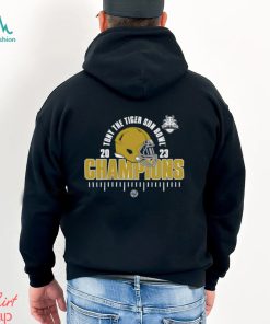 2023 Tony the Tiger Sun Bowl Champions Notre Dame Fighting Irish Football Helmet Shirt