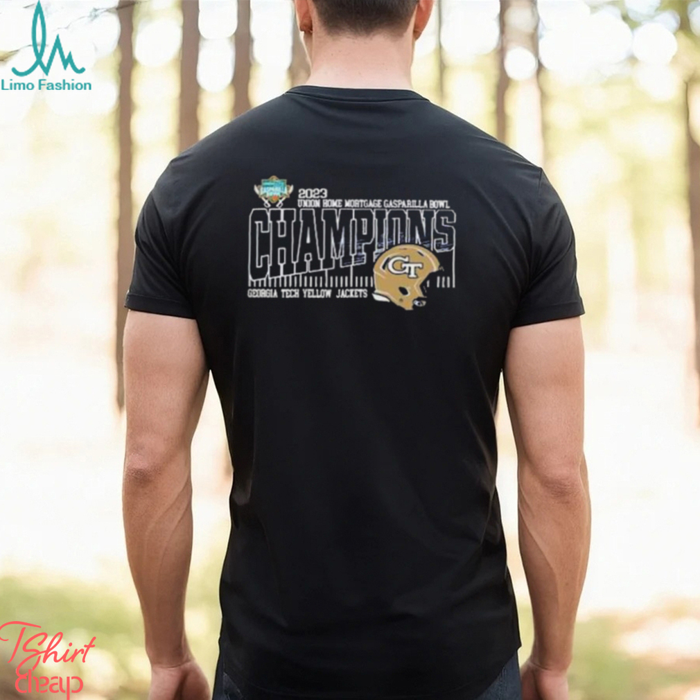 2023 UnionHome Mortgage Gasparilla Bowl Champions Georgia Tech Yellow Jackets T Shirt 2023 UnionHome Mortgage Gasparilla Bowl Champions Georgia Tech Yellow Jackets T Shirt