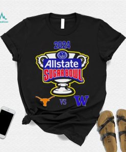 2024 Allstate Sugar Bowl Texas Longhorns vs. Husky Washington logo shirt