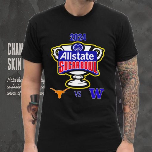 2024 Allstate Sugar Bowl Texas Longhorns vs. Husky Washington logo shirt