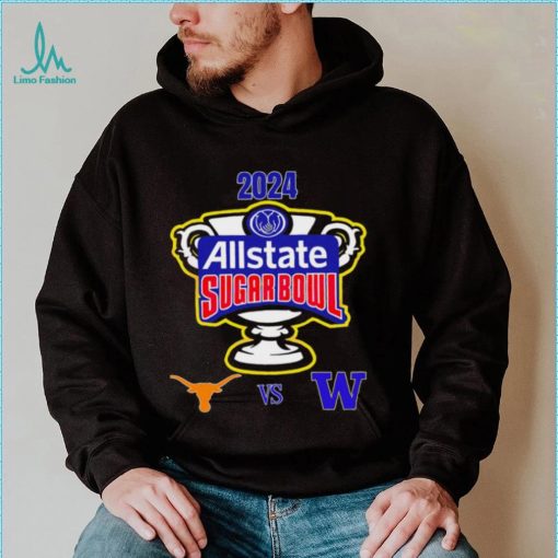 2024 Allstate Sugar Bowl Texas Longhorns vs. Husky Washington logo shirt