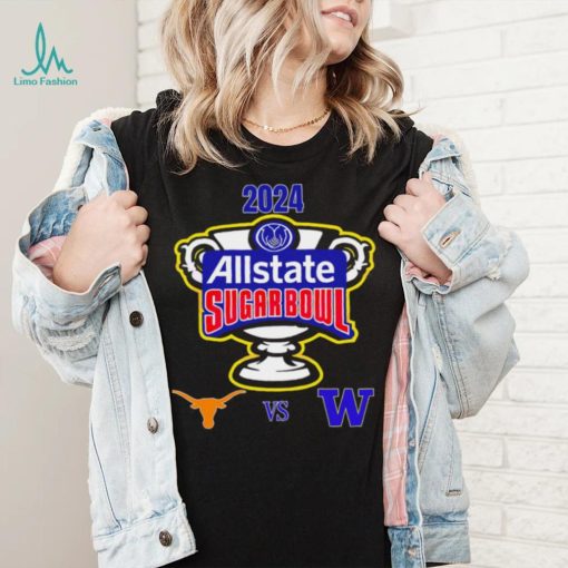 2024 Allstate Sugar Bowl Texas Longhorns vs. Husky Washington logo shirt