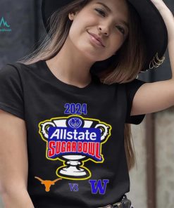 2024 Allstate Sugar Bowl Texas Longhorns vs. Husky Washington logo shirt