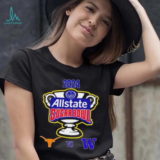2024 Allstate Sugar Bowl Texas Longhorns vs. Husky Washington logo shirt