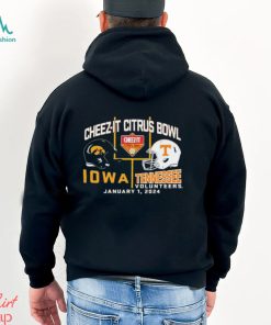 2024 Citrus Bowl Iowa Hawkeyes vs. Tennessee Volunteers Dueling Helmet Shirt, hoodie, sweater, long sleeve and tank top 2024 Citrus Bowl Iowa Hawkeyes vs. Tennessee Volunteers Dueling Helmet Shirt