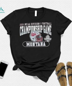 2024 NCAA D1 Championship Game Montana Grizzlies helmet shirt
