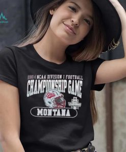 2024 NCAA D1 Championship Game Montana Grizzlies helmet shirt
