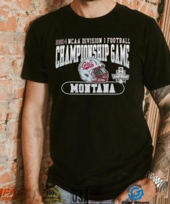 2024 NCAA D1 Championship Game Montana Grizzlies helmet shirt