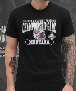 2024 NCAA D1 Championship Game Montana Grizzlies helmet shirt
