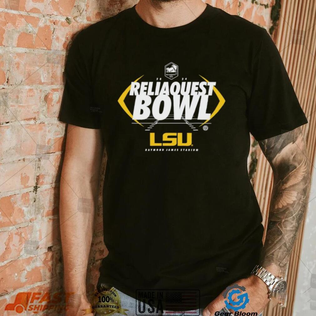 2024 Reliaquest Bowl LSU Tigers Raymond James stadium shirt 2024 Reliaquest Bowl LSU Tigers Raymond James stadium shirt