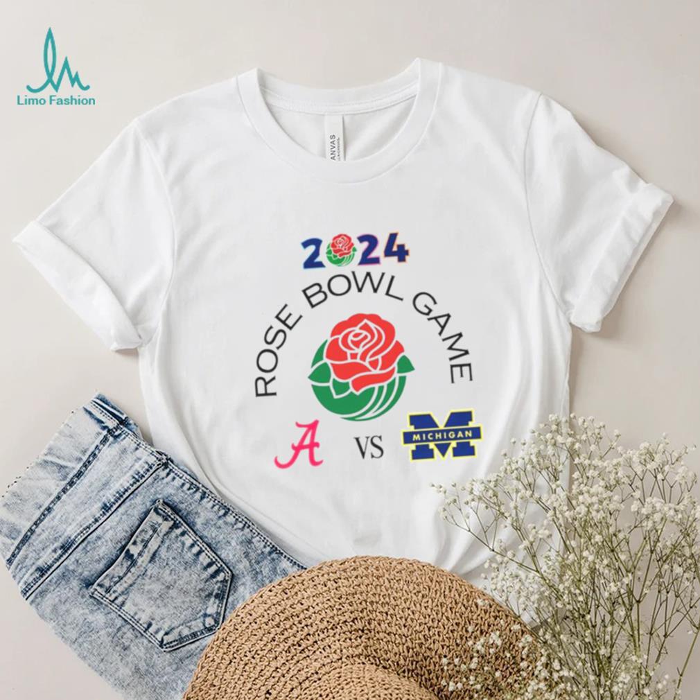 2024 Rose Bowl Game Alabama Crimson Tide Vs Michigan T Shirt 2024 Rose Bowl Game Alabama Crimson Tide Vs Michigan T Shirt