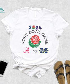 2024 Rose Bowl Game Alabama Crimson Tide Vs Michigan T Shirt, hoodie, sweater, long sleeve and tank top 2024 Rose Bowl Game Alabama Crimson Tide Vs Michigan T Shirt