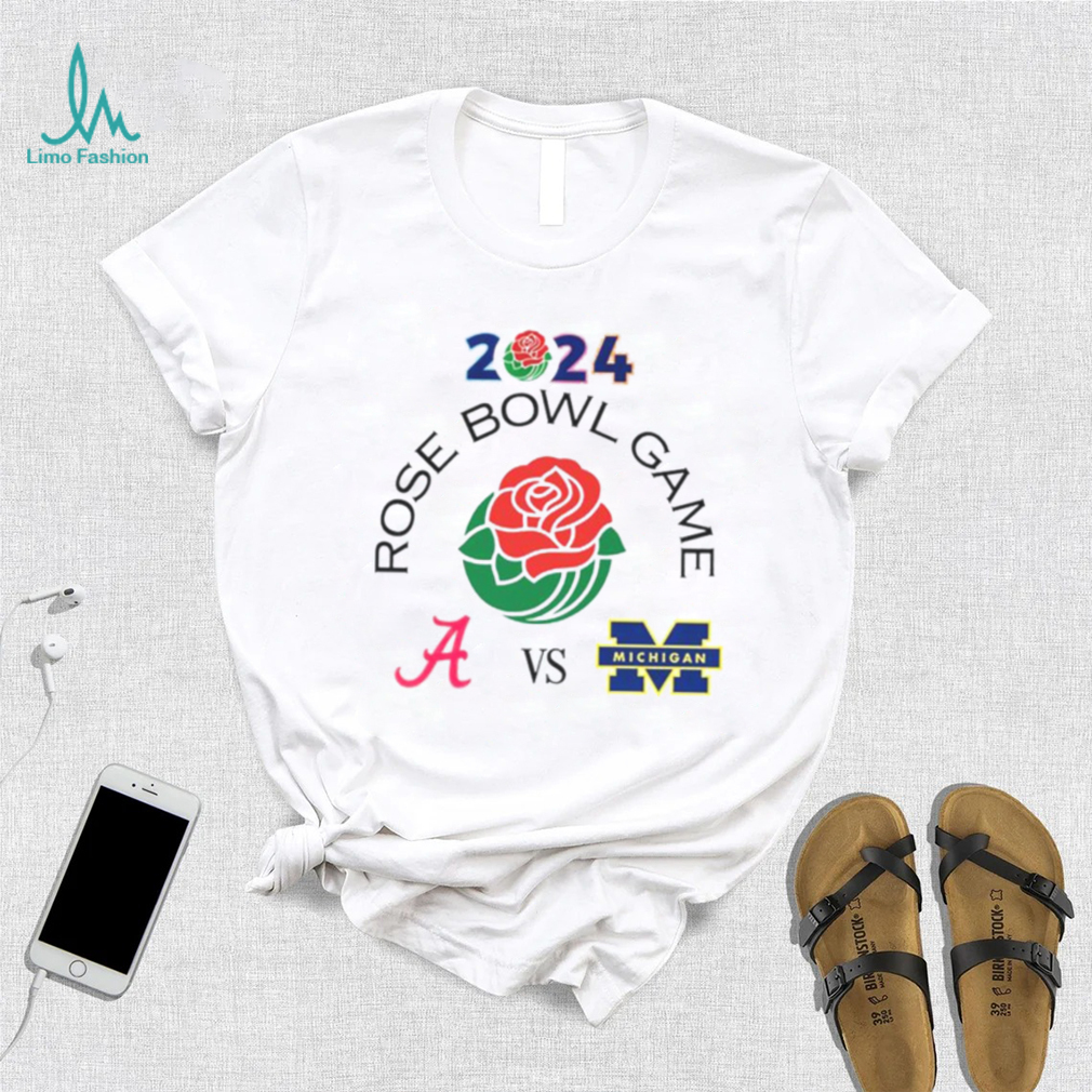 2024 Rose Bowl Game Alabama Crimson Tide Vs Michigan T Shirt 2024 Rose Bowl Game Alabama Crimson Tide Vs Michigan T Shirt
