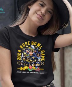 2024 Rose Bowl Game Michigan Wolverines Vs Alabama Crimson Tide January 1st shirt, hoodie, sweater, long sleeve and tank top 2024 Rose Bowl Game Michigan Wolverines Vs Alabama Crimson Tide January 1st shirt