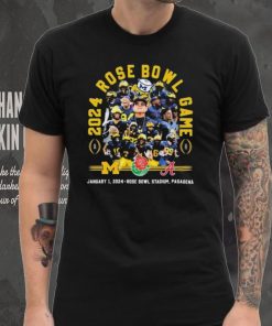 2024 Rose Bowl Game Michigan Wolverines Vs Alabama Crimson Tide January 1st shirt, hoodie, sweater, long sleeve and tank top 2024 Rose Bowl Game Michigan Wolverines Vs Alabama Crimson Tide January 1st shirt