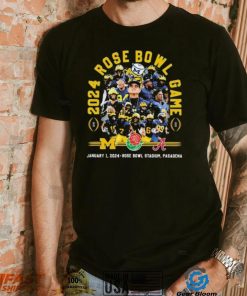 2024 Rose Bowl Game Michigan Wolverines Vs Alabama Crimson Tide January 1st shirt, hoodie, sweater, long sleeve and tank top 2024 Rose Bowl Game Michigan Wolverines Vs Alabama Crimson Tide January 1st shirt