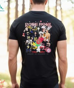 2024 Rose Bowl Michigan Wolverines Portnoy vs Alabama Crimson Tide Saban Players Unisex T Shirt
