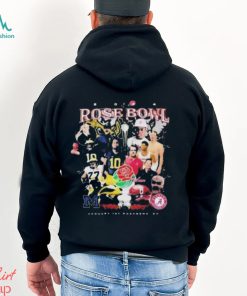 2024 Rose Bowl Michigan Wolverines Portnoy vs Alabama Crimson Tide Saban Players Unisex T Shirt