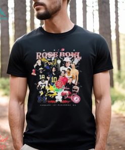 2024 Rose Bowl Michigan Wolverines Portnoy vs Alabama Crimson Tide Saban Players Unisex T Shirt