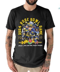 2024 Rose Bowl Michigan Wolverines Vs Alabama Crimson Tide January 1 2024 Rose Bowl Stadium Pasadena Shirt