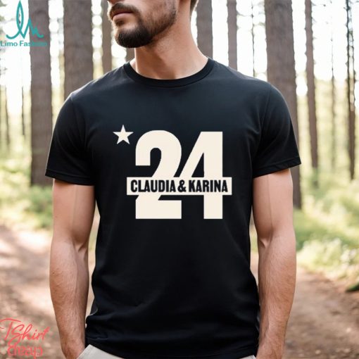 24 Claudia And Karina Logo Shirt