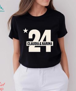 24 Claudia And Karina Logo Shirt