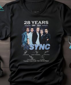 28 Years 1995 – 2023 NSYNC Thank You For The Memories Unisex T Shirt