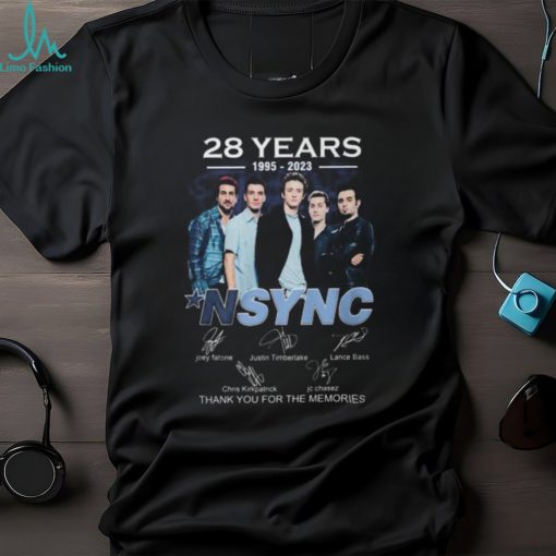 28 Years 1995 – 2023 NSYNC Thank You For The Memories Unisex T Shirt