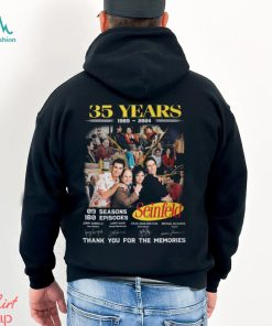 35 Years 1989 – 2024 Seinfeld 09 Seasons 180 Episodes Thank You For The Memories T Shirt