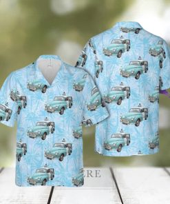 377 Morris Minor 1000 Traveller (1971) Police Aloha Hawaiian Shirt Beach Gift Short Sleeve Shirt