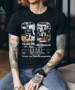 38 Years Of 1985 – 2023 Radiohead Thank You For The Memories T Shirt