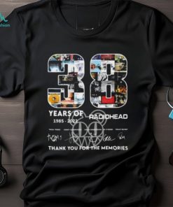 38 Years Of 1985 – 2023 Radiohead Thank You For The Memories T Shirt