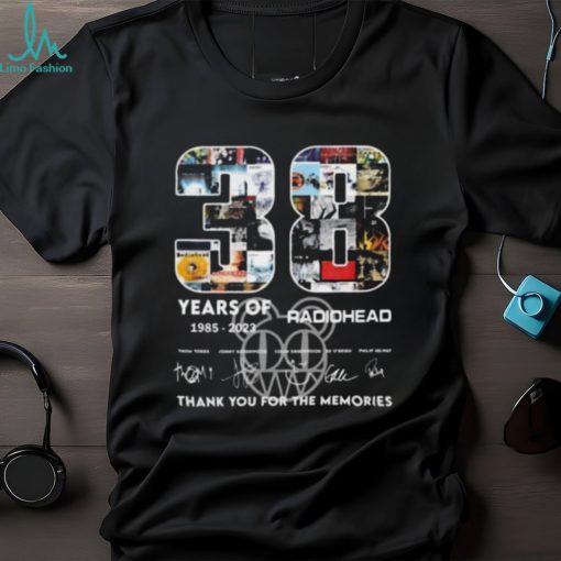 38 Years Of 1985 – 2023 Radiohead Thank You For The Memories T Shirt